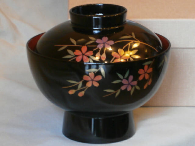 楽天市場】お好み椀 雑煮椀 煮物椀 会津漆器 木粉 お椀 おわん 蓋付き