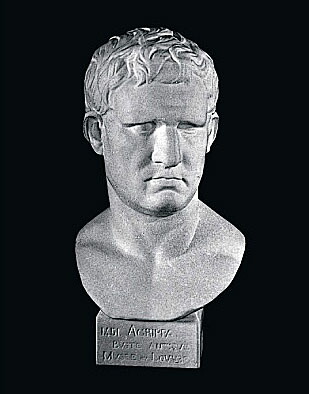 楽天市場】【お取り寄せ品】石膏像 アグリッパ 胸像 58cm※特別送料