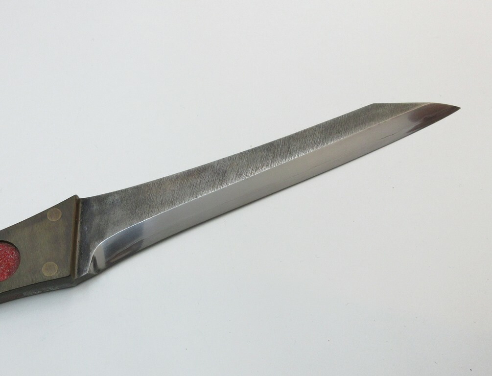 楽天市場】二部幸夫作 カスタムナイフ 平寿 古打ち刃物鋼 (C-35) Yukio