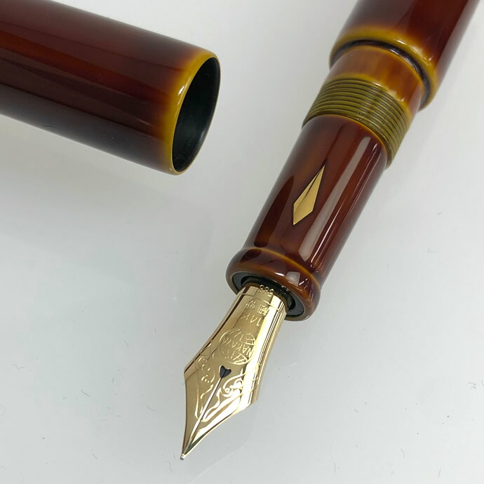 楽天市場】【標準ペン先調整】中屋万年筆 ナガサワ特別カラーCigar