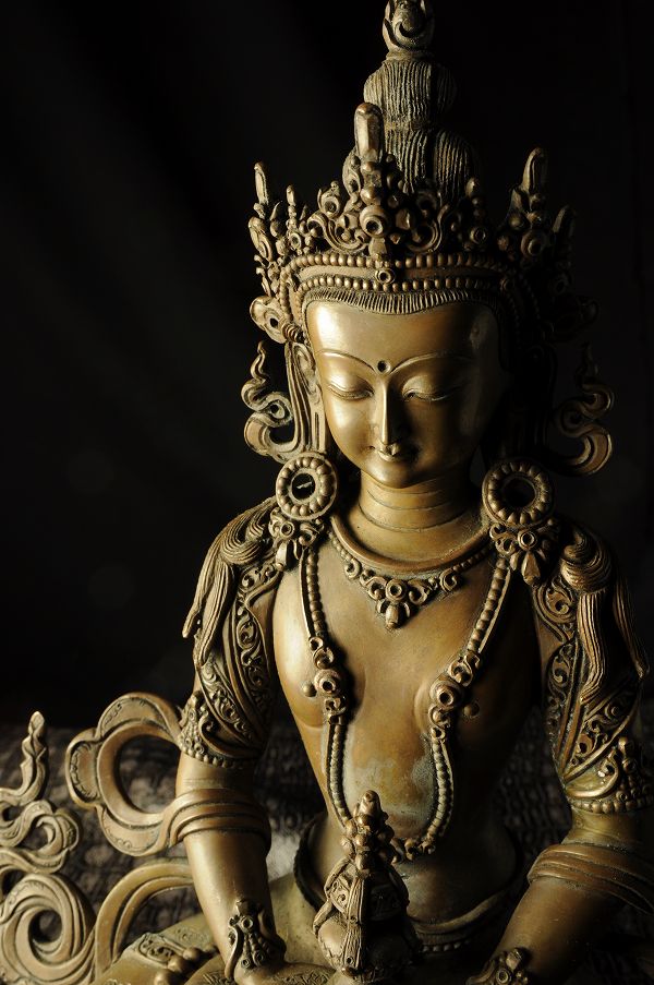 銅製 佛頭 阿弥陀如来 仏教美術 送料込み260121 銅製 佛頭 阿弥陀如来