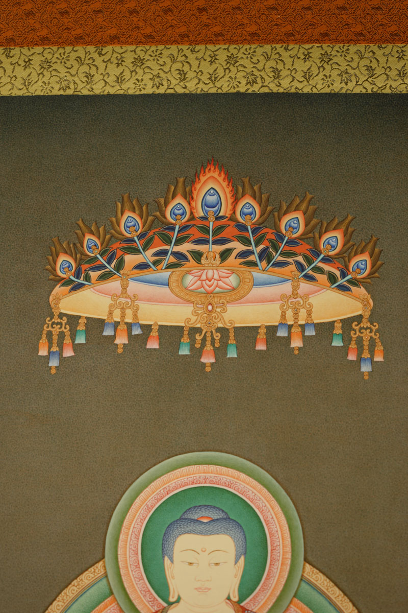 美品 掛け軸 高雄山神護寺 釈迦如来像 仏画 年中掛け 美品