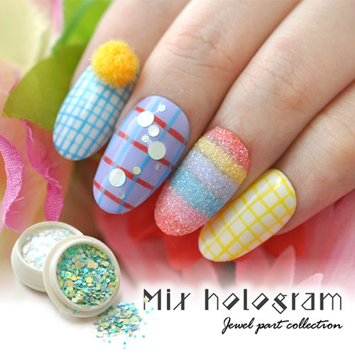 楽天市場】ホログラム 丸ホロ ラメ グリッター 3サイズミックス