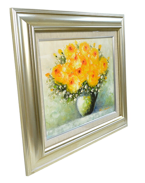 楽天市場】足立弘樹 『黄色い花』 作品サイズ： F6（410×318mm） 大額