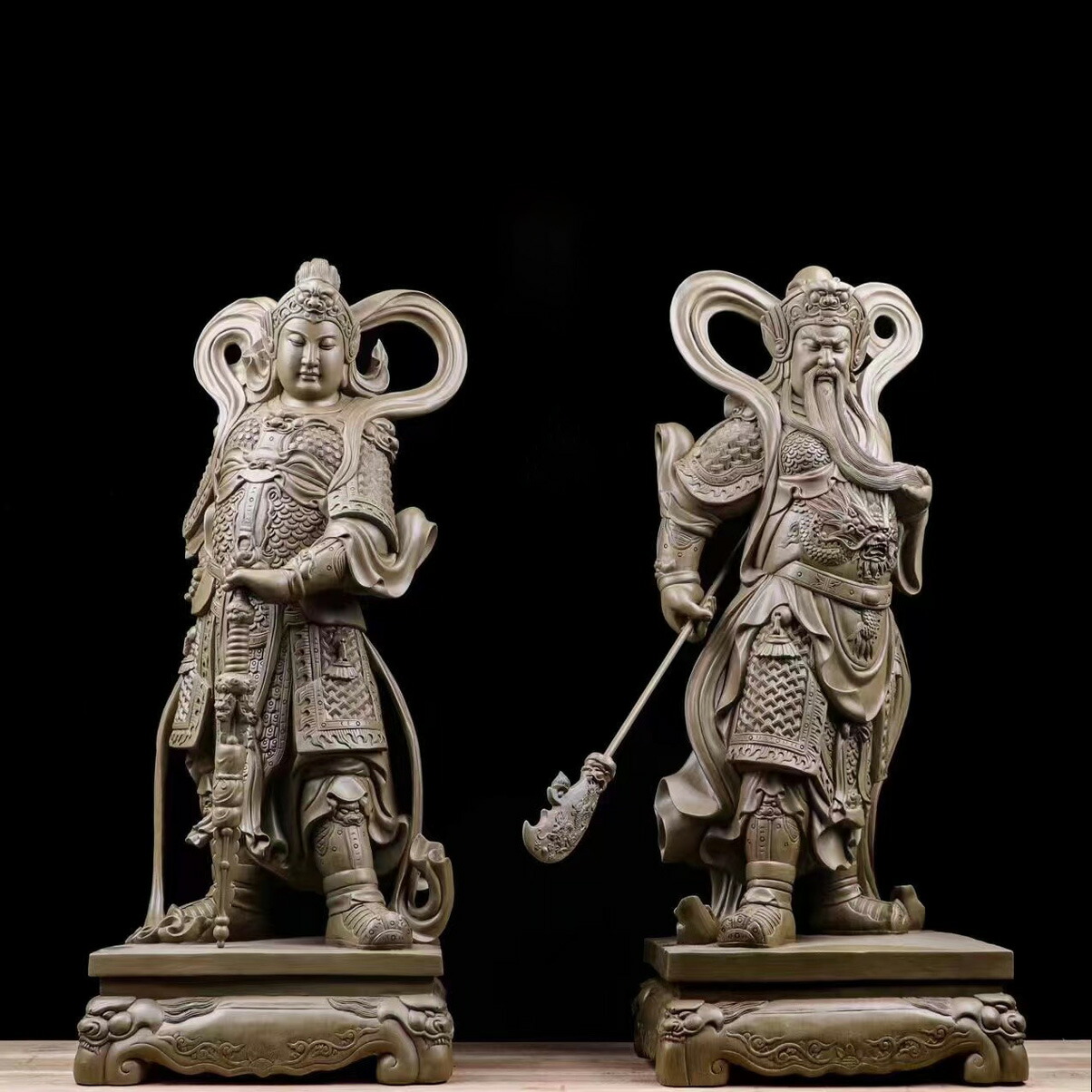 楽天市場】【天然沈香木彫】観音菩薩 伽藍神 韋駄天 セット売り 仏教