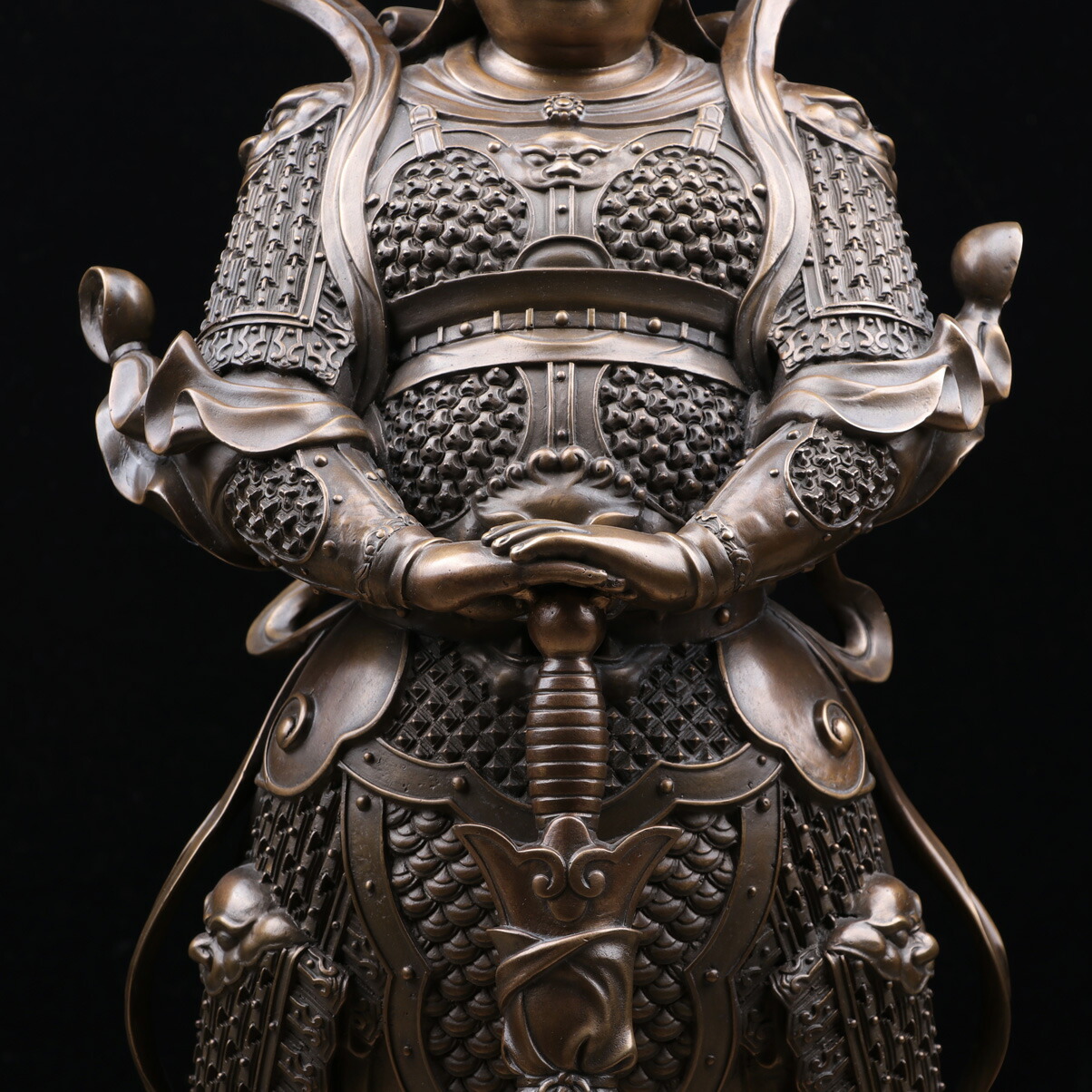 楽天市場】【銅彫刻】 韋駄天 仏教美術 仏像 仏教工芸品 お寺 オーダー