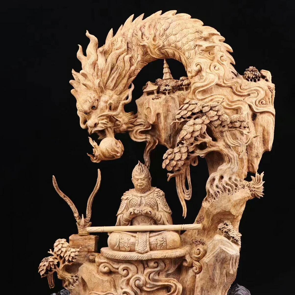 置物 アンティーク 天然素材 仏像 彫刻 古美術品 細密細工骨董