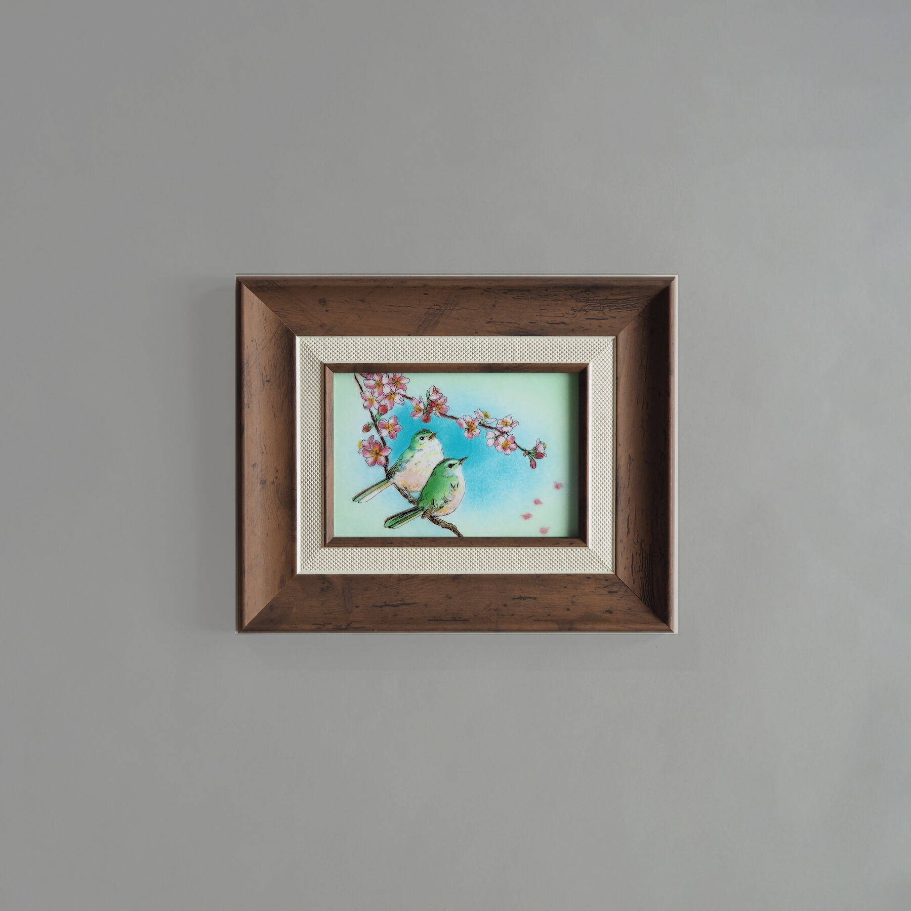 楽天市場】桜にうぐいす 鳥 桜 春 七宝焼 七宝焼き 七宝絵画 絵 絵画