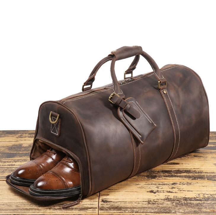 楽天市場】ボストンバッグ 本革 メンズ 高級本革 光沢 旅行鞄 レザー