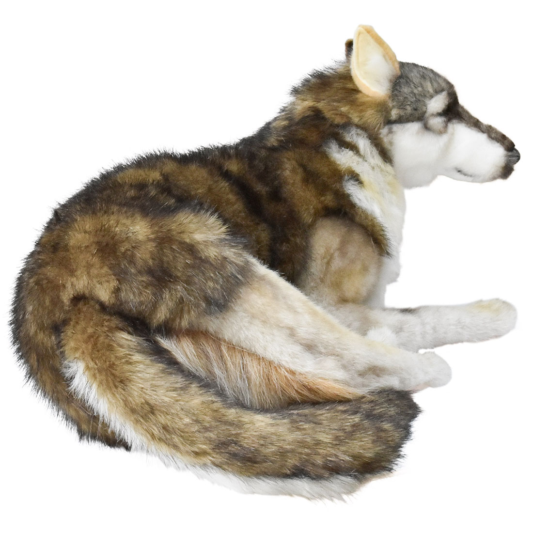 楽天市場】ハンサ【HANSA】リアルぬいぐるみ オオカミ66 : ナチュラル