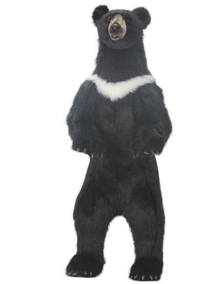 楽天市場】ハンサ【HANSA】リアルぬいぐるみ黒クマ 158cm ツキノワグマ