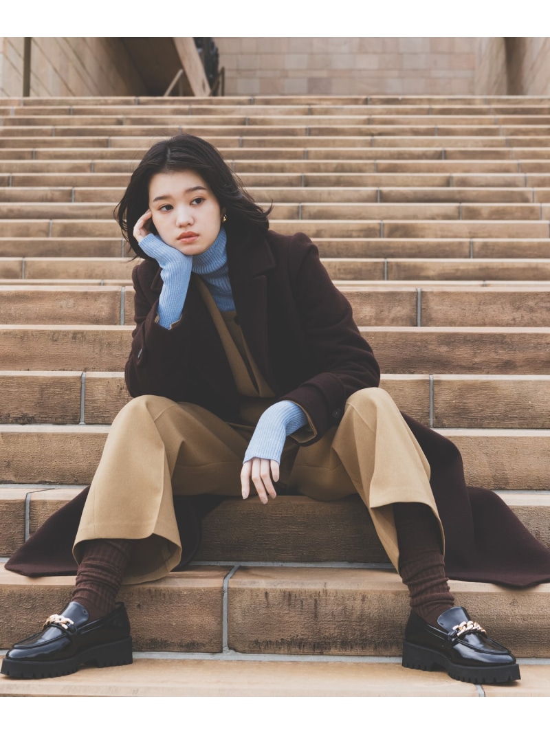 楽天市場】【SALE／10%OFF】ビッグカラーダブルチェスターコート 24AW