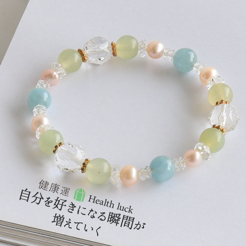 楽天市場】健康祈願 お守り 天然石 パワーストーン ブレスレット