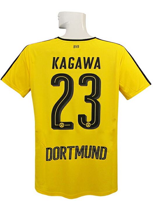 希少 プーマ ドルトムント 香川真司 ユニフォーム アウェイ 黒 M 希少