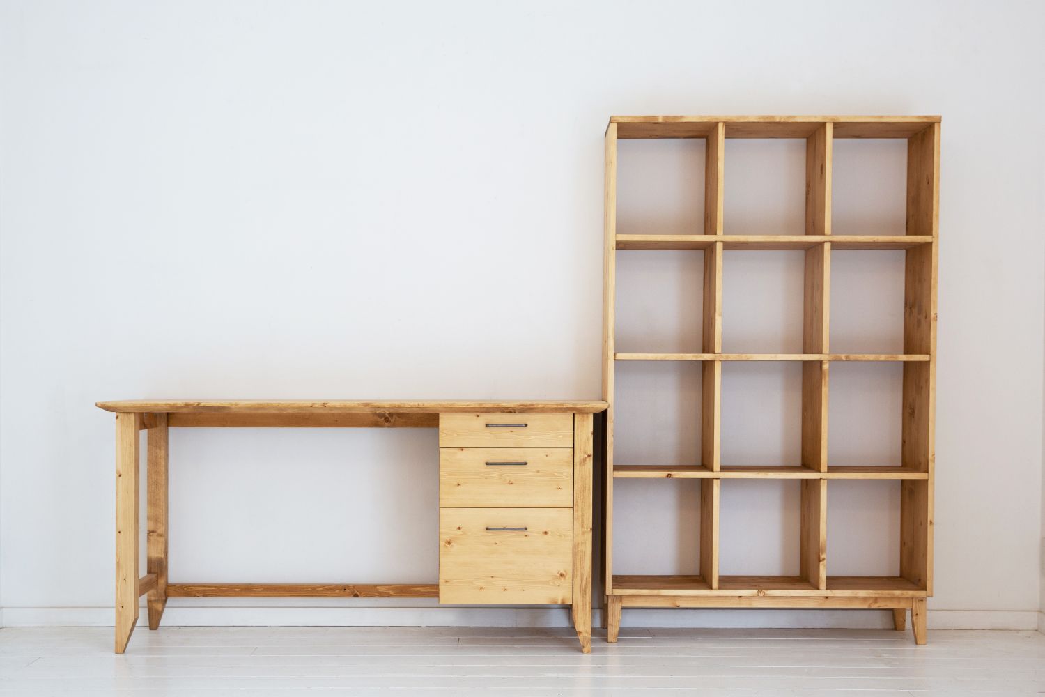 楽天市場】デスク 無垢 机 作業机 北欧 シンプル モダン ナチュラル