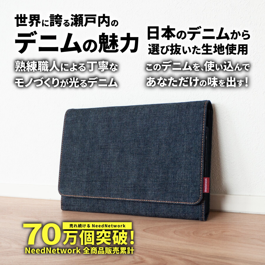デ・ジ・キャラット デニム ポーチ 財布 でじこ ケース 手帳