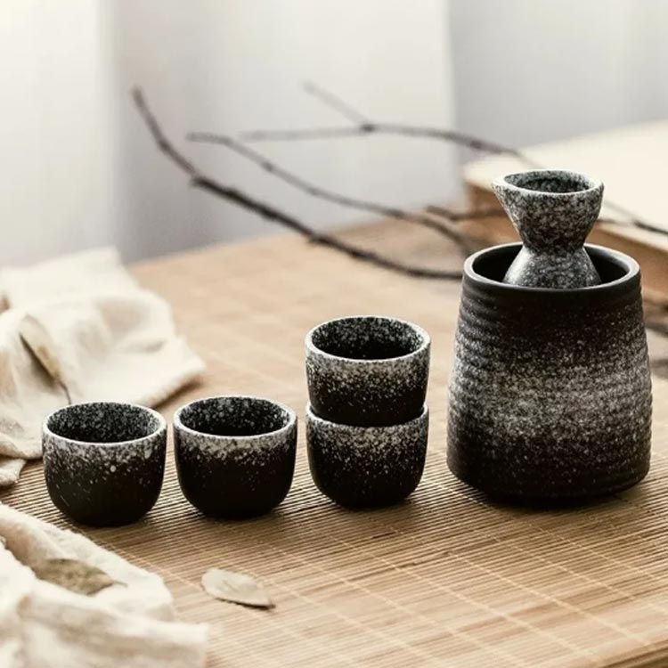 楽天市場】おちょこ 徳利 セット 熱燗 6点セット 陶器 お猪口 とっくり