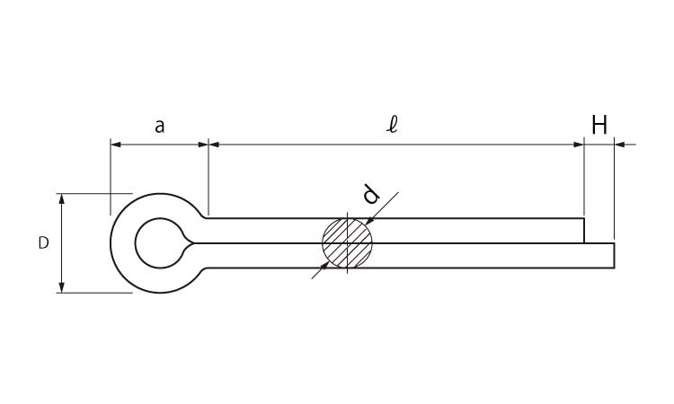割ピン【2000個】ﾜﾘﾋﾟﾝ 2 X 30 標準(または鉄) / クロメート