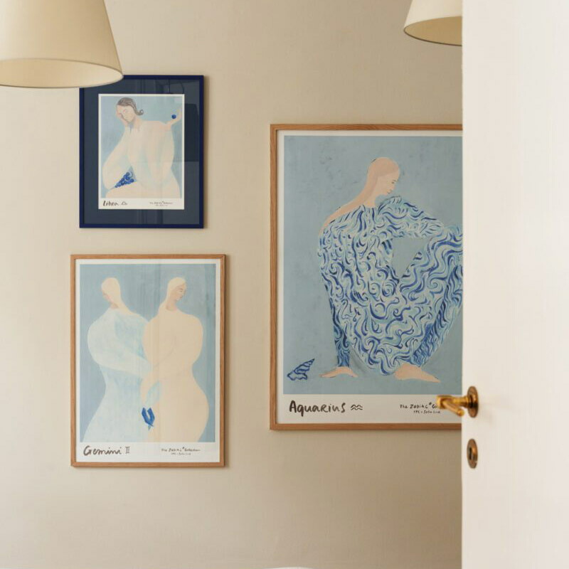 楽天市場】デンマーク THE POSTER CLUB みずがめ座 ポスター 30x40cm