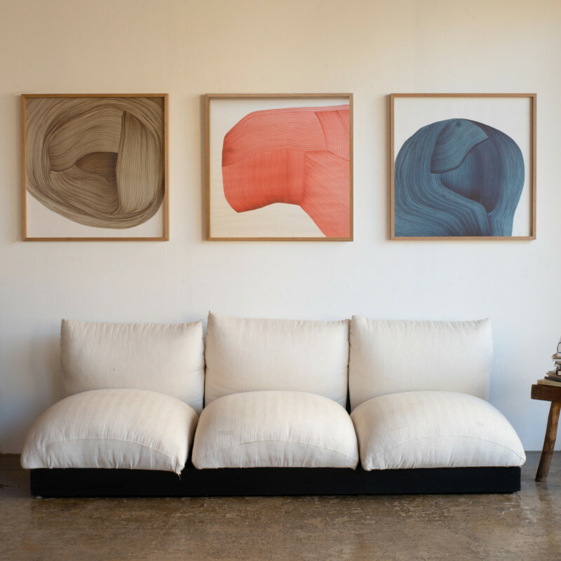 楽天市場】ロナン ブルレック ドローイング 6 アート ポスター 67.5x67