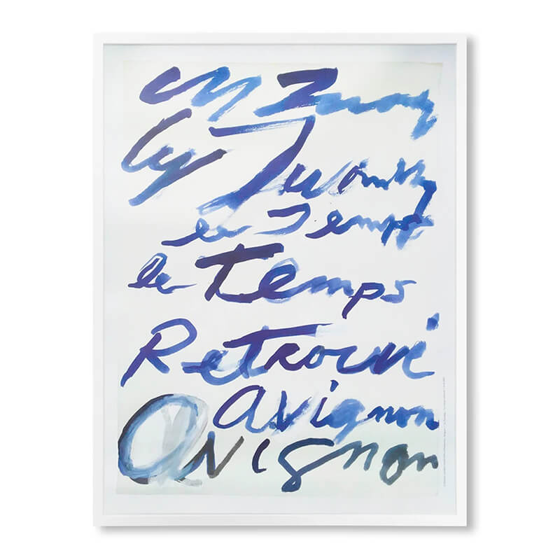 楽天市場】【一旦生産終了】Cy Twombly アートポスター Le Temps
