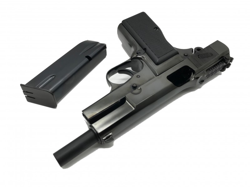 マルシン ハイパワーミリタリー マットブラックABS 木製グリップ仕様