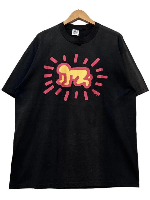 楽天市場】USA製 90s~00s Keith Haring Print S/S Tee 黒 XL キース