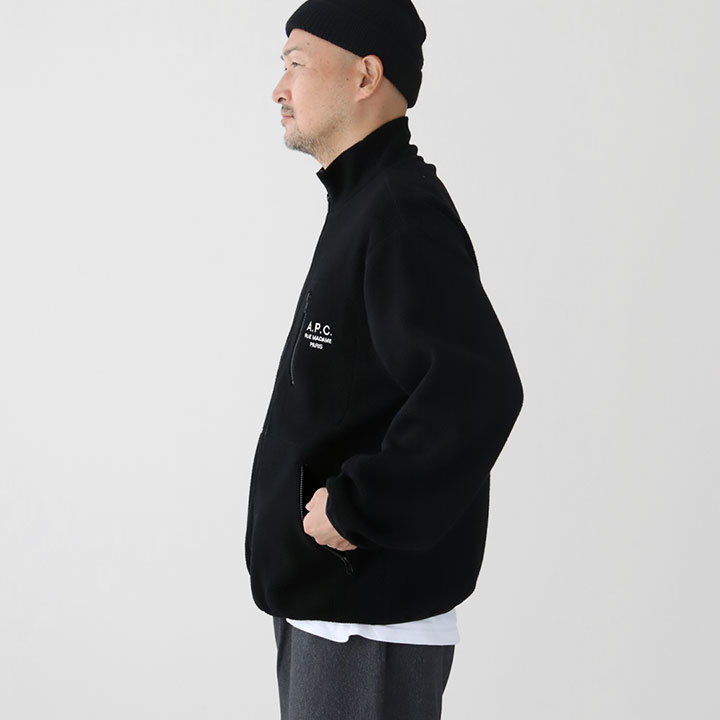 楽天市場】A.P.C. アーペーセー｜フリースブルゾン VESTE-POLAIRE