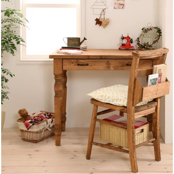 楽天市場】カントリー家具 デスク チェア セット 天然木 Chelsey*Mom