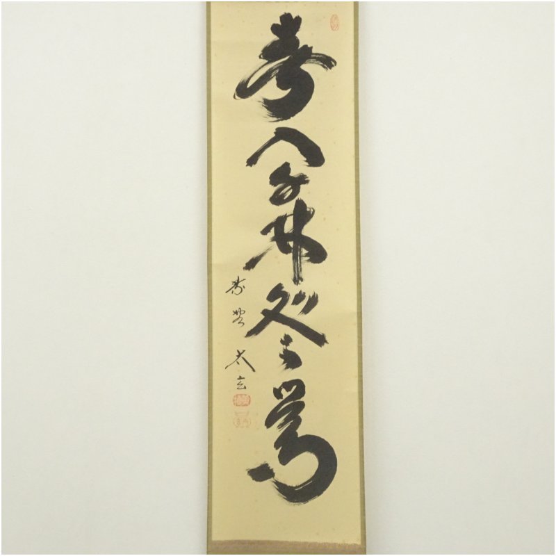 大徳寺小林太玄筆 桃花笑春風 共箱 大徳寺小林太玄筆 桃花笑春風 共箱