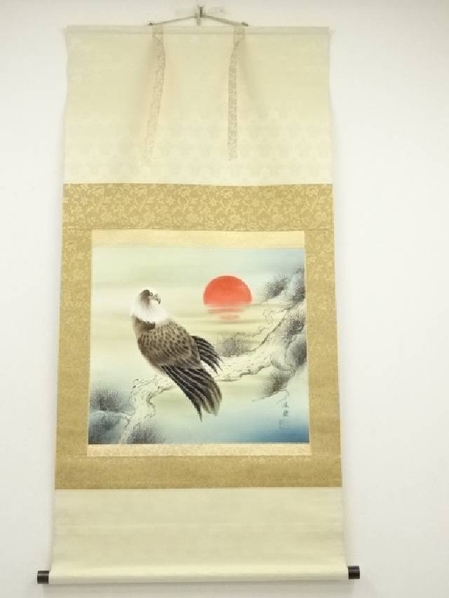 掛け軸 清月 四季花 絹本 希少 軸装 茶道具 掛軸 美品 です。 掛け軸