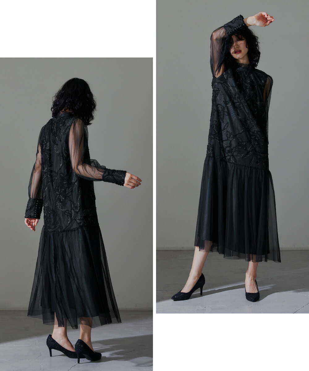 楽天市場】フェザーフラワーチュールドレス パーティードレス 結婚式