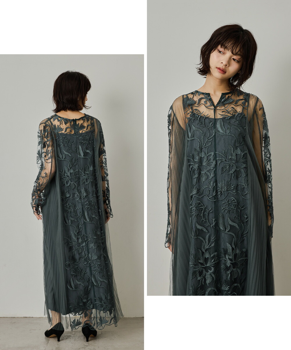 楽天市場】エスニックサイドプリーツドレス パーティードレス 結婚式