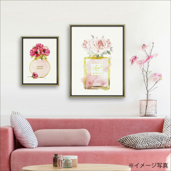 No.93木枠付きキャンバスアート ブランドアートポスター 香水 chance