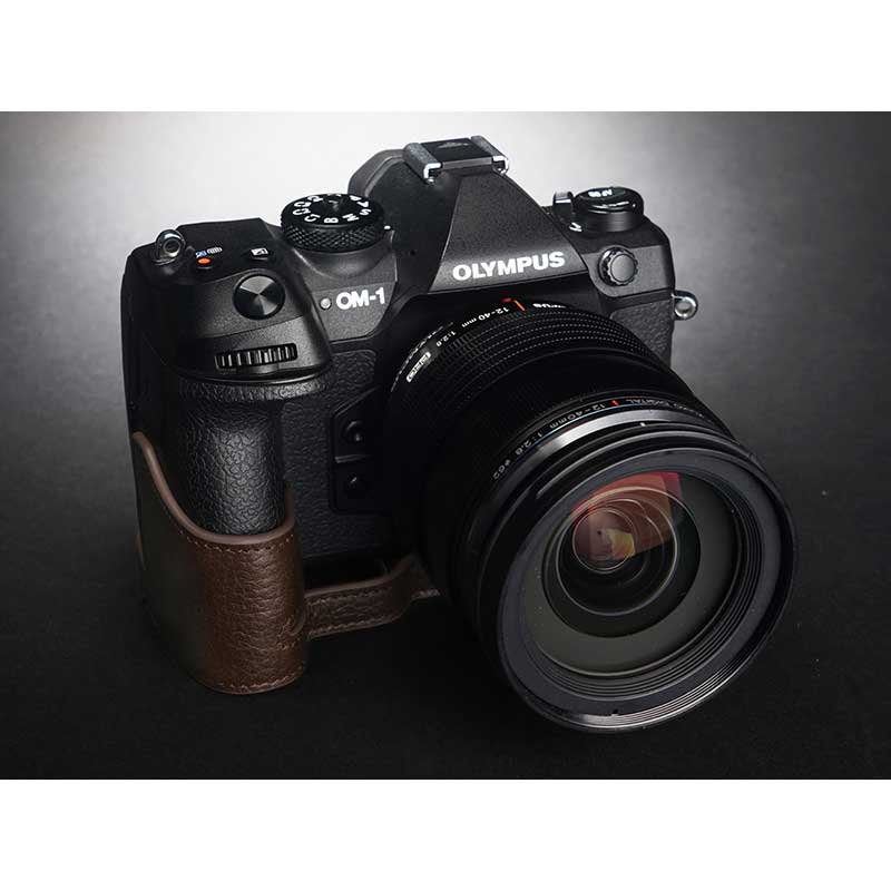 楽天市場】OLYMPUS OM SYSTEM OM-1 用レザー ケース Coco Brown ココ