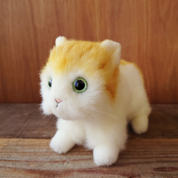 楽天市場】簡易ラッピングでお届け【童心 チャトラ猫（S）四足立ち