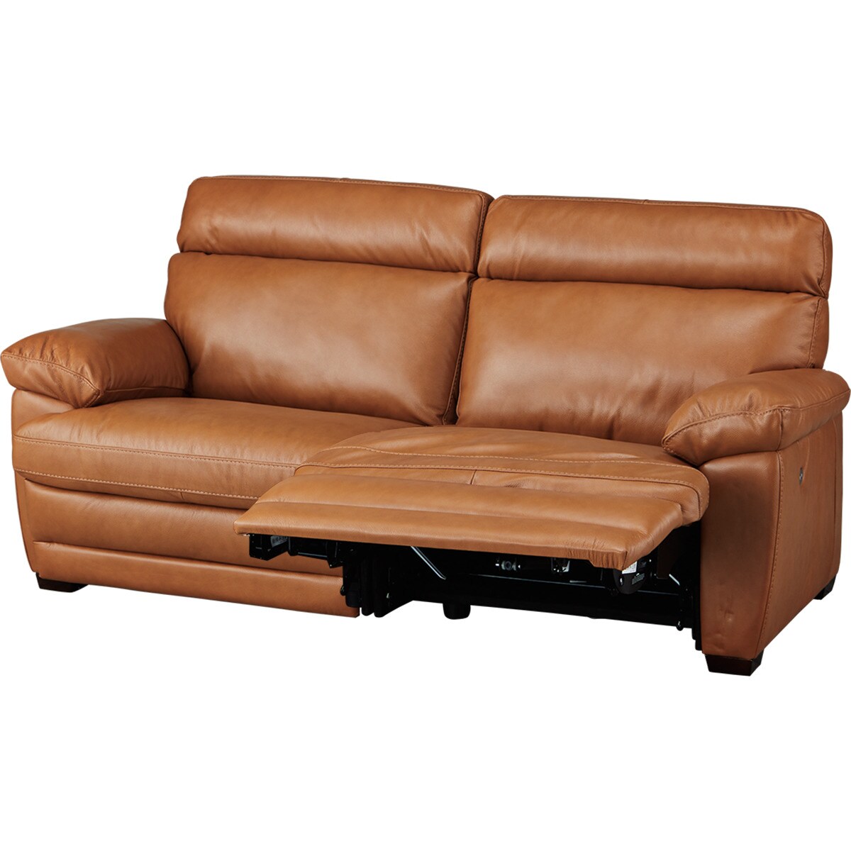 楽天市場】3人掛け 電動本革リクライニングソファ (NZ278 両 BR