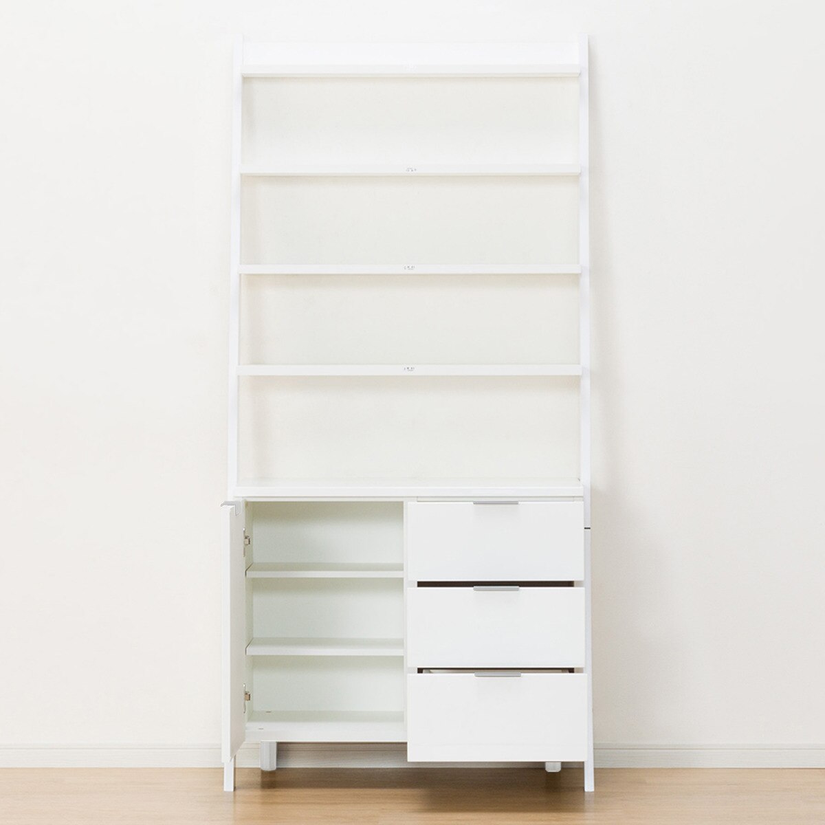 楽天市場】[幅84cm] サイドボードラック (エトナ80SBR WH/SI) ニトリ