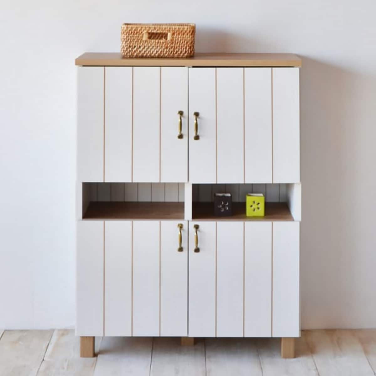 楽天市場】カントリー 調（カラーホワイト）（キャビネット