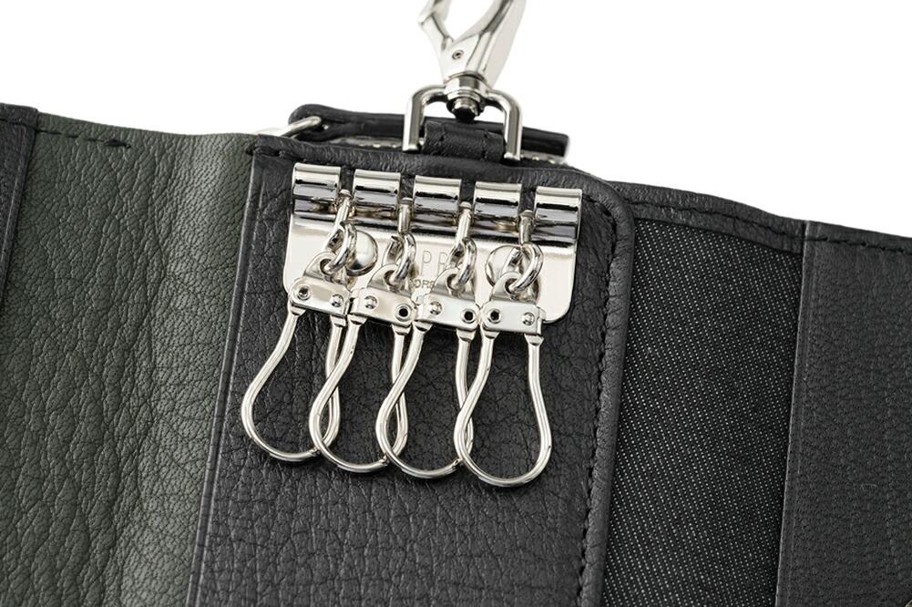 楽天市場】キーケース メンズ 本革 小銭入れ付き 鹿革 キプリス CYPRIS