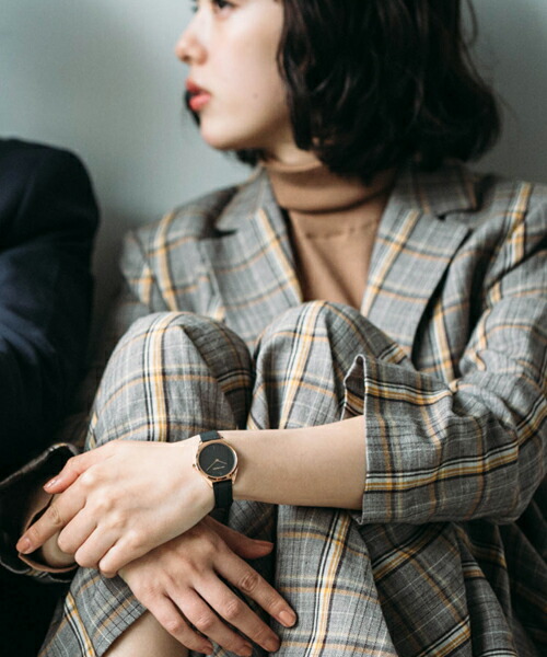 BERING ローズゴールド メッシュベルト 時計