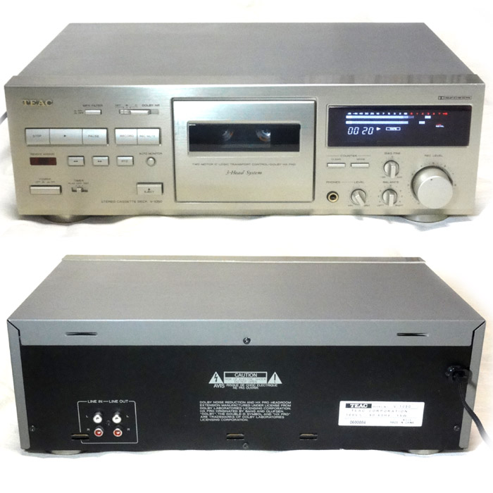 TEAC V-1050 3ヘッド カセットデッキ 音響機器 ＞ カセットデッキ