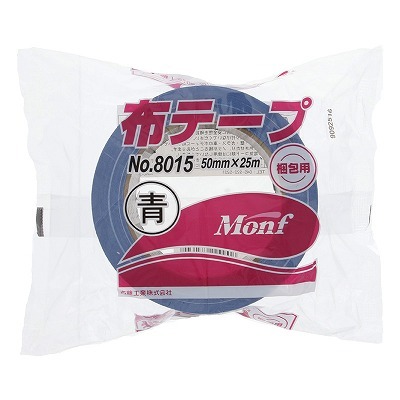 楽天市場】布粘着テープ 青 No.8015 50mm×25m （1巻） ガムテープ 布