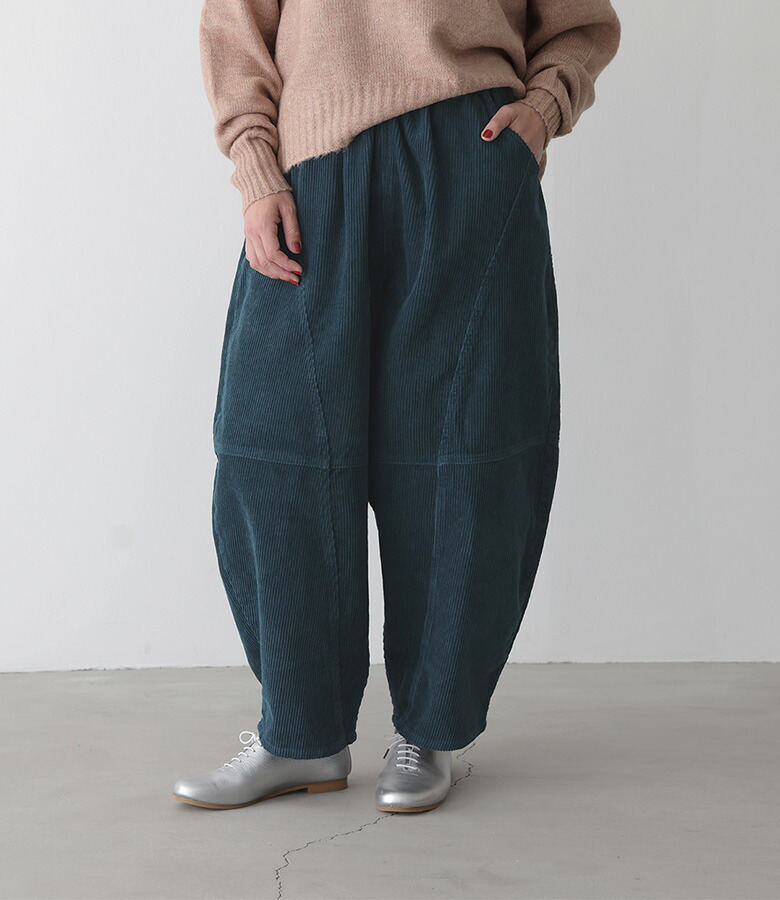 サルエルパンツ moyuru 萌 MOYURU モユル サルエルパンツ M L グレー