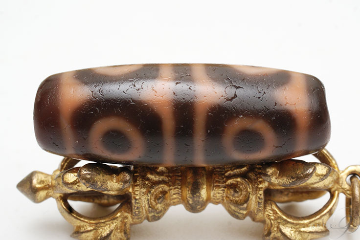 8 老礦天珠 二眼天珠 天珠 天然石 風水 御守 占い