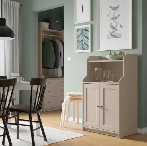 楽天市場】【NEW】IKEA イケア HAUGA ハウガキャビネット 扉2枚付