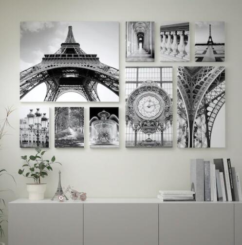 楽天市場】IKEAイケア GRÖNBY グローンビーアート9点セット, パリ