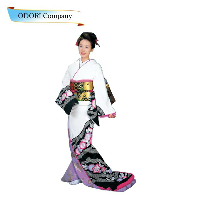 楽天市場】裾引き 舞踊 着物 芸者着 仕立上がり ポリエステル日本舞踊