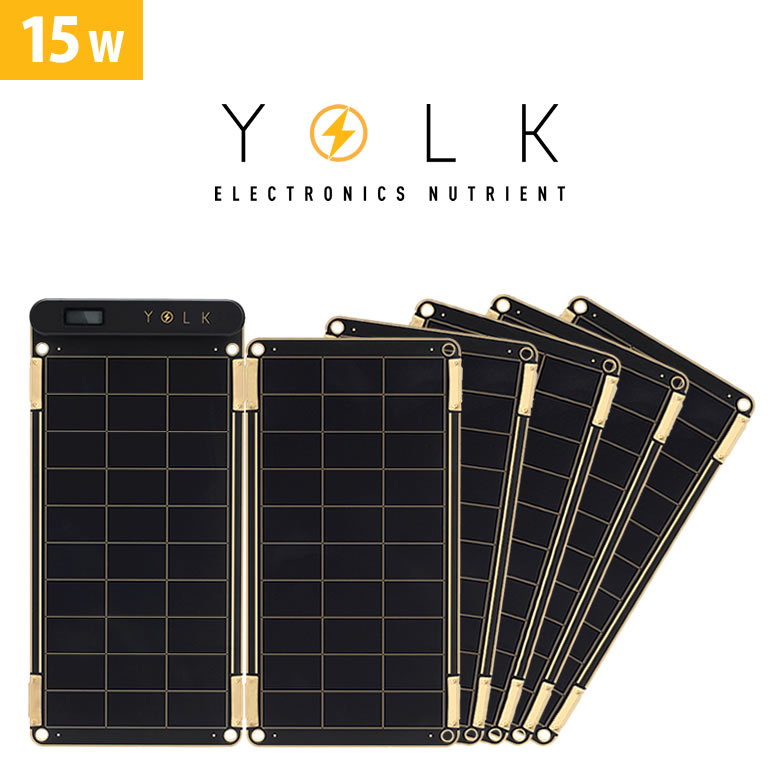楽天市場】YOLK ソーラー充電器/ソーラーペーパー15Wセット(Solar