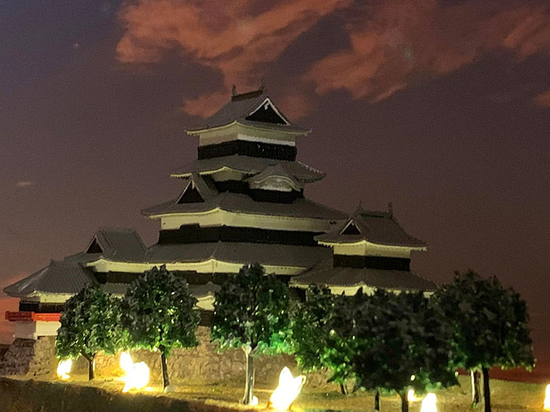 楽天市場】松本城 ジオラマ模型【当店限定オリジナル】【完成品】お城